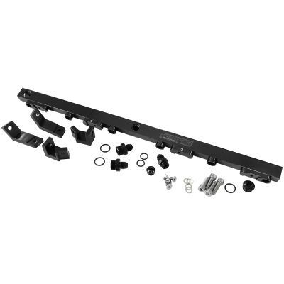 Aeroflow Billet EFI Fuel Rail Kit | BA/BF Barra | Black